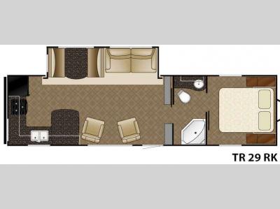 Floorplan - 2014 Heartland Trail Runner 29RK