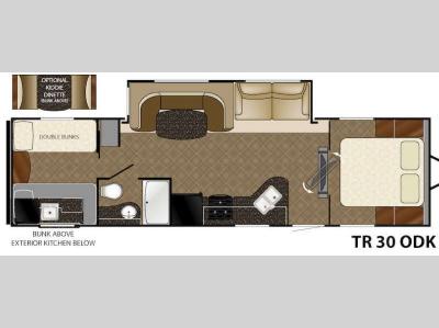 Floorplan - 2014 Heartland Trail Runner 30ODK