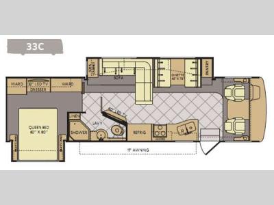 Floorplan - 2014 Fleetwood RV Bounder 33C