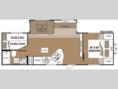 Floorplan - 2014 Dutchmen RV Aspen Trail 2810BHS