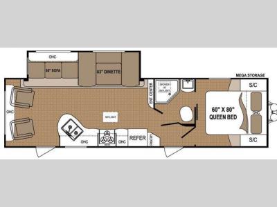 Floorplan - 2014 Dutchmen RV Aspen Trail 2910RLS