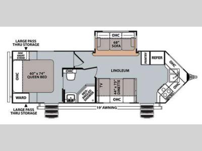 Floorplan - 2014 Forest River RV V-Cross Vibe 826VFK