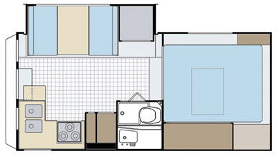 Floorplan - 2006 Lance Max 981