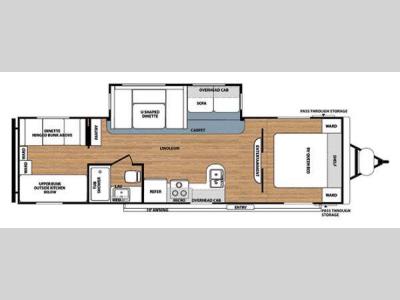 Floorplan - 2014 Forest River RV Salem 30KQBSS