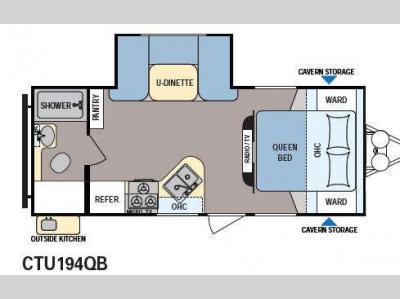 Floorplan - 2014 Dutchmen RV Coleman Explorer CTU194QB