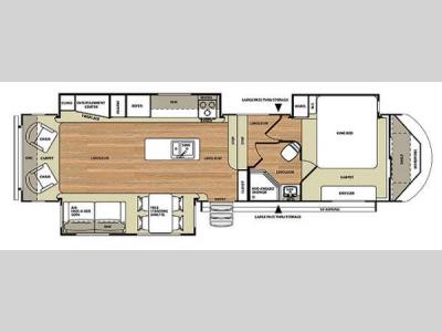 Floorplan - 2014 Forest River RV Salem Hemisphere Lite 336RLT