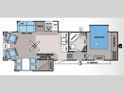 Floorplan - 2014 Jayco Eagle 31 5RLTS
