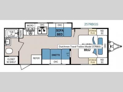 Floorplan - 2014 Dutchmen RV Dutchmen 257RBGS