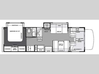Floorplan - 2014 Forest River RV Forester 2861DS Ford