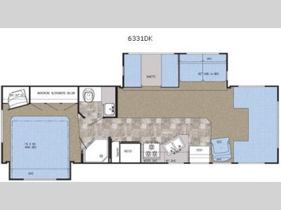 Floorplan - 2006 Gulf Stream RV Conquest Super C 6316DK