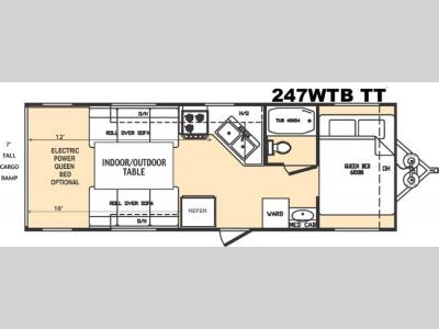 Floorplan - 2006 Thor California Vortex 247WTB