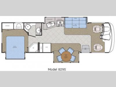 Floorplan - 2006 Gulf Stream RV Independence 8295