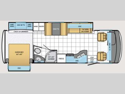 Floorplan - 2014 Newmar Bay Star Sport 2903