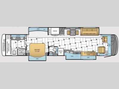 Floorplan - 2014 Newmar King Aire 4584