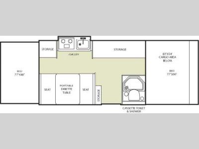 Floorplan - 2007 Fleetwood RV Evolution E2