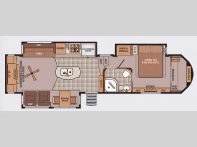 Floorplan - 2014 Dynamax Trilogy Touring 36RE