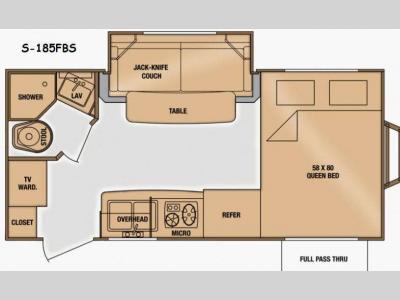 Floorplan - 2014 Cruiser Shadow S 185FBS