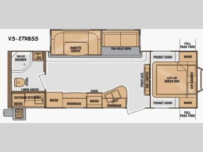 Floorplan - 2014 Cruiser ViewFinder Signature VS 27RBSS