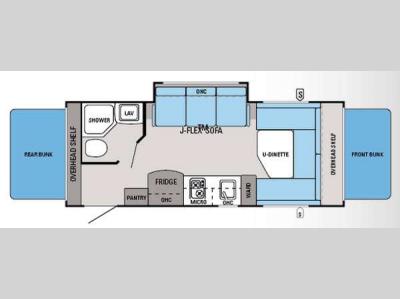 Floorplan - 2014 Jayco Jay Feather SLX 19XUD