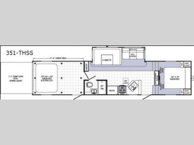 Floorplan - 2015 Palomino Puma Unleashed 351-THSS