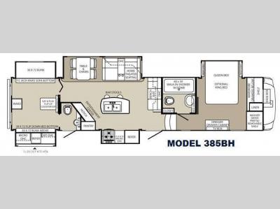 Floorplan - 2015 Palomino Columbus F385BH