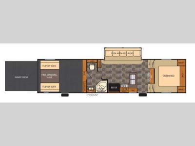 Floorplan - 2014 Forest River RV Vengeance Super Sport 312A