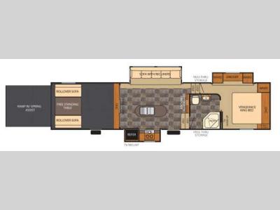 Floorplan - 2014 Forest River RV Vengeance Super Sport 320A