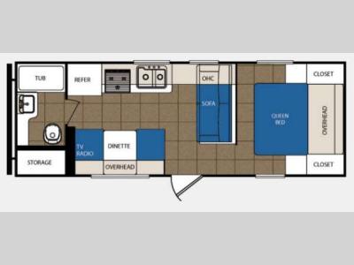 Floorplan - 2015 Prime Time Manufacturing Avenger 21RB