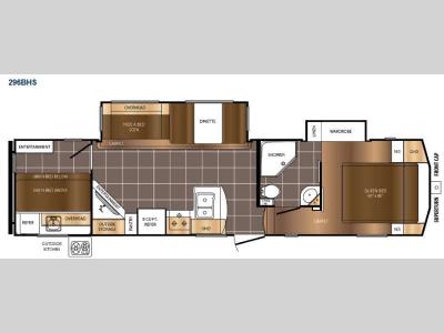 Floorplan - 2015 Prime Time Manufacturing Crusader 296BHS