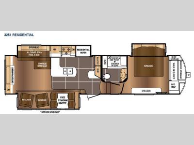 Floorplan - 2015 Prime Time Manufacturing Sanibel 3251