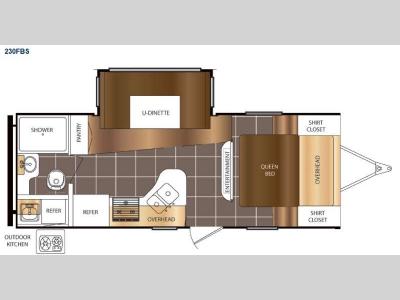 Floorplan - 2015 Prime Time Manufacturing Tracer 230FBS
