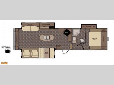 Floorplan - 2015 CrossRoads RV ReZerve RFZ32RE