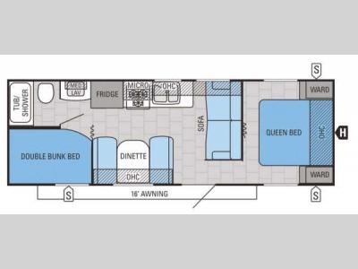 Floorplan - 2015 Jayco Jay Flight 26BH