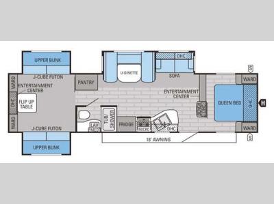 Floorplan - 2015 Jayco Eagle 314TSBH