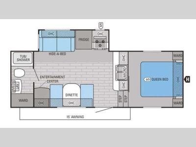 Floorplan - 2015 Jayco Eagle HT 23.5RBS