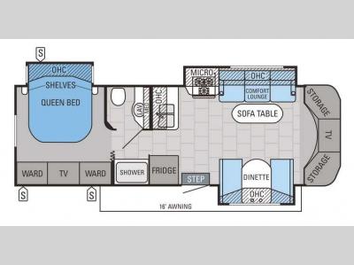 Floorplan - 2015 Jayco Melbourne 29D
