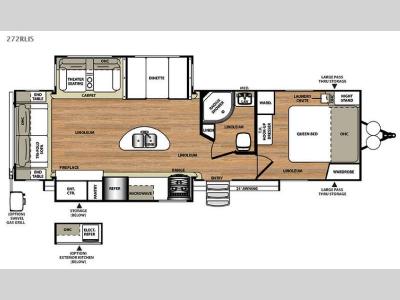 Floorplan - 2015 Forest River RV Salem Hemisphere Lite 272RLIS