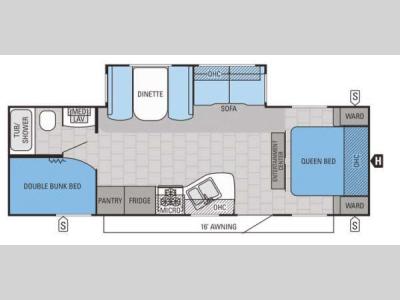 Floorplan - 2015 Jayco Jay Flight 26BHS