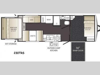 Floorplan - 2015 Keystone RV Outback Terrain Ultra Lite 230TRS