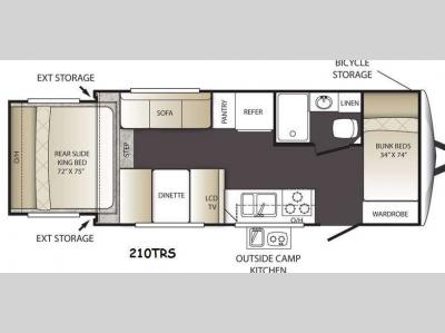 Floorplan - 2015 Keystone RV Outback Terrain Ultra Lite 210TRS