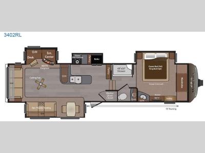 Floorplan - 2015 Keystone RV Montana 3402 RL
