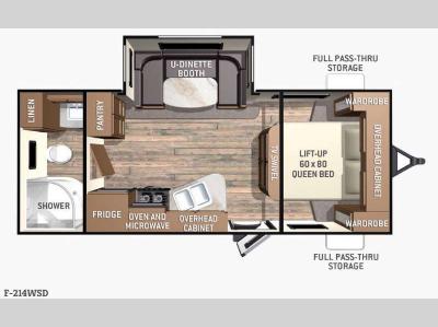 Floorplan - 2015 Cruiser Fun Finder F-214WSD