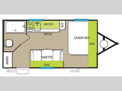 Floorplan - 2015 Forest River RV Wildwood X-Lite FS 185RB