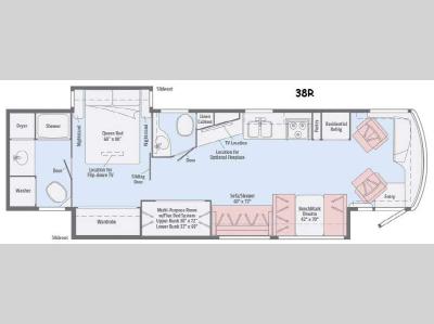 Floorplan - 2015 Winnebago Forza 38R