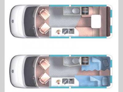 Floorplan - 2015 Roadtrek SS-Agile