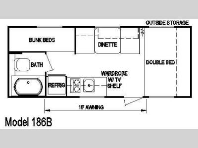 Floorplan - 2015 Skyline Skycat 186B