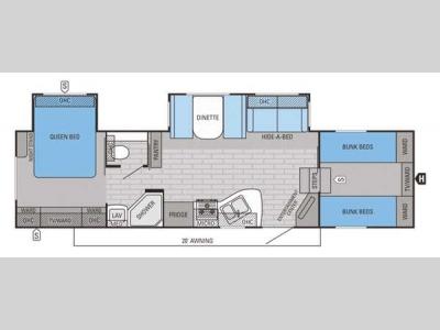 Floorplan - 2015 Jayco Eagle HT 29.5FBDS