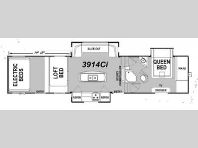 Floorplan - 2015 Eclipse Iconic Wide Body Garage 3914CI