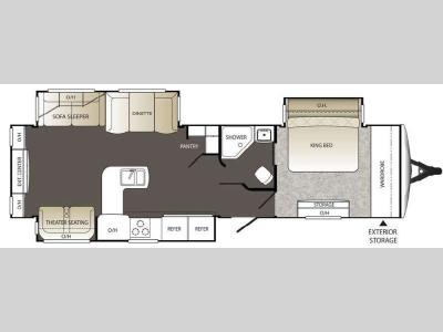 Floorplan - 2015 Keystone RV Outback 326RL