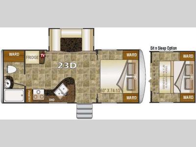 Floorplan - 2015 Northwood Nash 23D